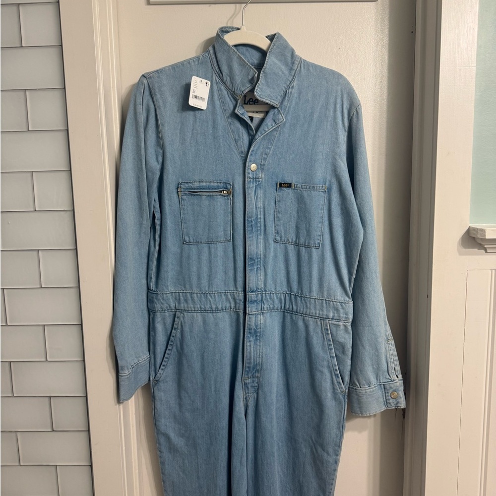 Lee Union alls denim Jean coveralls jumpsuit